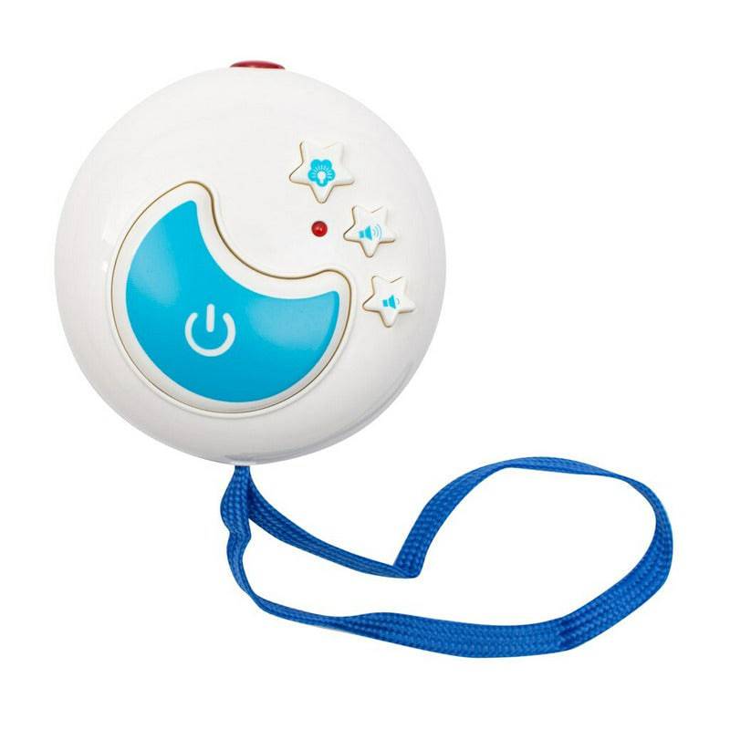 Carusel muzical, BabyMix, Pentru patut bebelusi, Cu proiectii, Cu 107 melodii si sunete ale naturii, Cu 4 jucarii, Blue - gogobaby.ro
