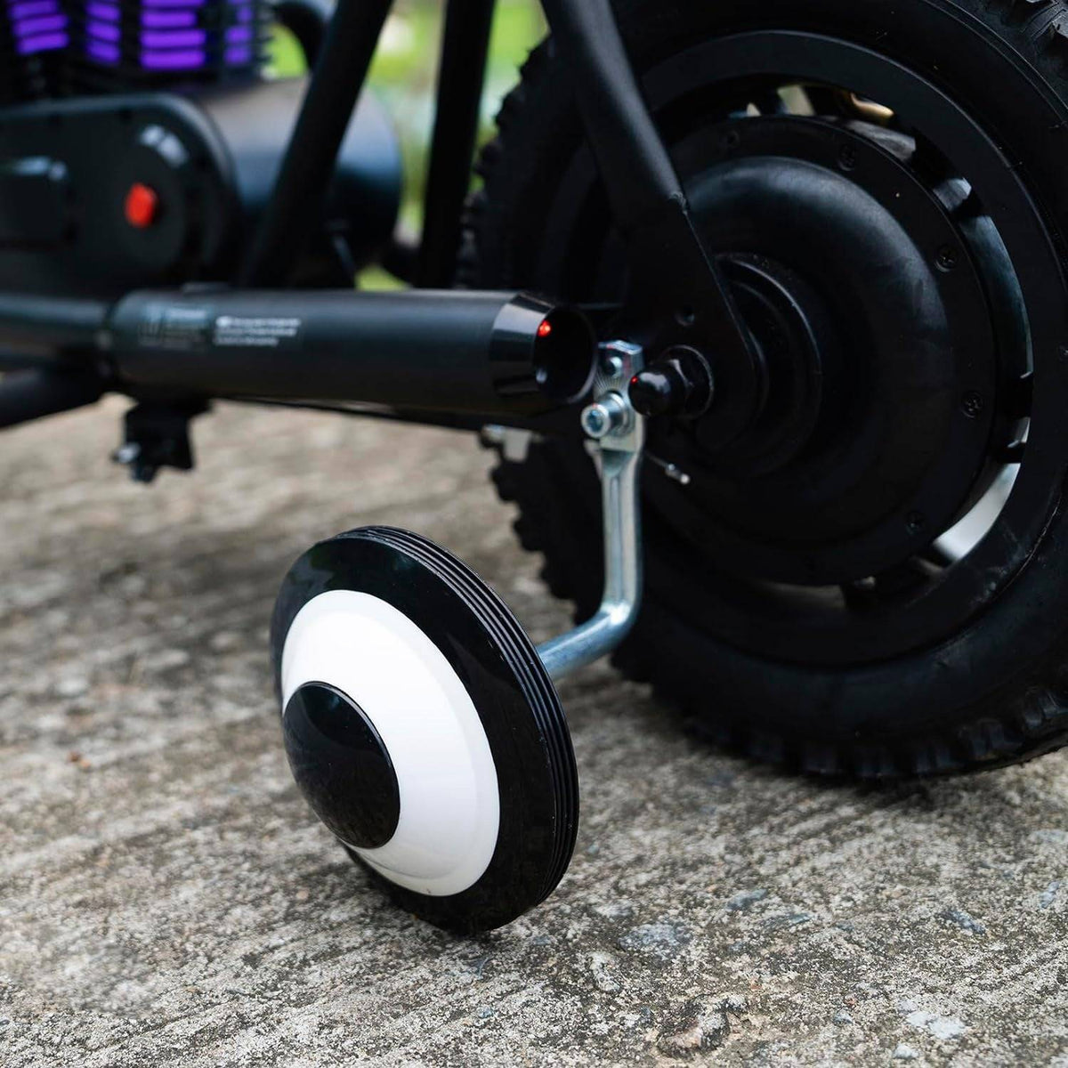 Motocicleta electrica pentru copii tip Chopper HYPER GOGO PIONEER 12 Plus ,ALBASTRU - gogobaby.ro