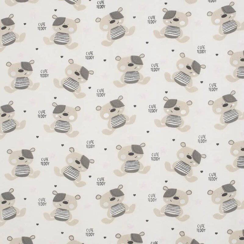 Saltea patut bebe, New Baby, Teddy Bear, Din spuma, Cu husa detasabila, 120x60x5 cm, 0 luni+, Multicolor - gogobaby.ro
