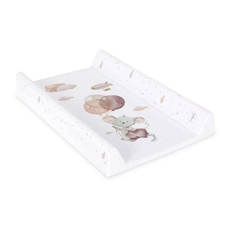 Saltea de infasat, Ceba Baby, Basic, 50x70 cm, Atasabila la patut, Fara BPA, 0 luni+, Mouse - gogobaby.ro
