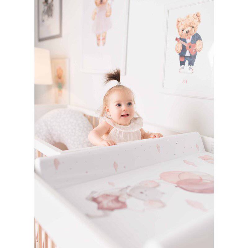 Saltea de infasat, Ceba Baby, Basic, 50x70 cm, Atasabila la patut, Fara BPA, 0 luni+, Mouse - gogobaby.ro