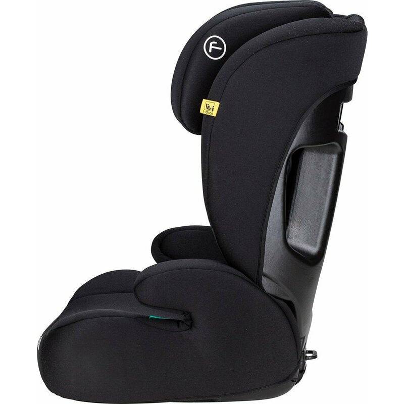 Scaun auto, FreeON, Vega, I-Size, Grupa 2/3, 100-150 cm, 4-12 ani, Cu husa detasabila, Cu cotiere, Cu tetiera reglabila 14 pozitii, Conform cu standardul european de securitate ECE R129, Negru - gogobaby.ro