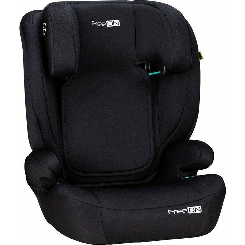 Scaun auto, FreeON, Vega, I-Size, Grupa 2/3, 100-150 cm, 4-12 ani, Cu husa detasabila, Cu cotiere, Cu tetiera reglabila 14 pozitii, Conform cu standardul european de securitate ECE R129, Negru - gogobaby.ro
