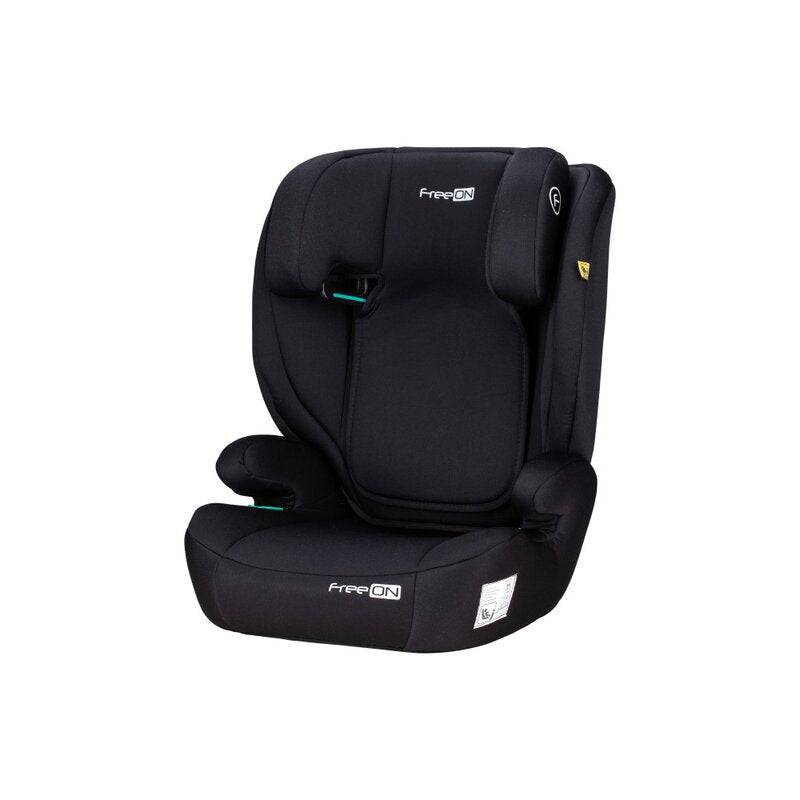 Scaun auto, FreeON, Vega, I-Size, Grupa 2/3, 100-150 cm, 4-12 ani, Cu husa detasabila, Cu cotiere, Cu tetiera reglabila 14 pozitii, Conform cu standardul european de securitate ECE R129, Negru - gogobaby.ro