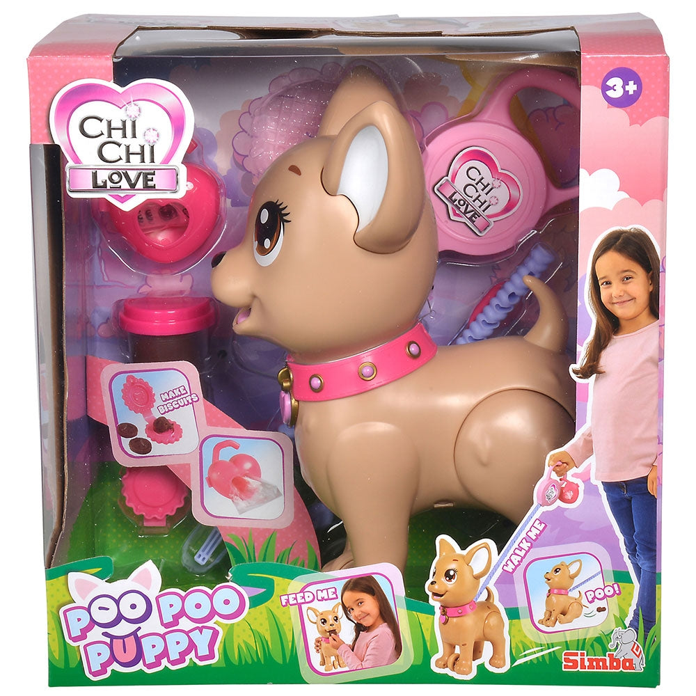Jucarie Simba Caine Chi Chi Love Poo Puppy cu accesorii - gogobaby.ro