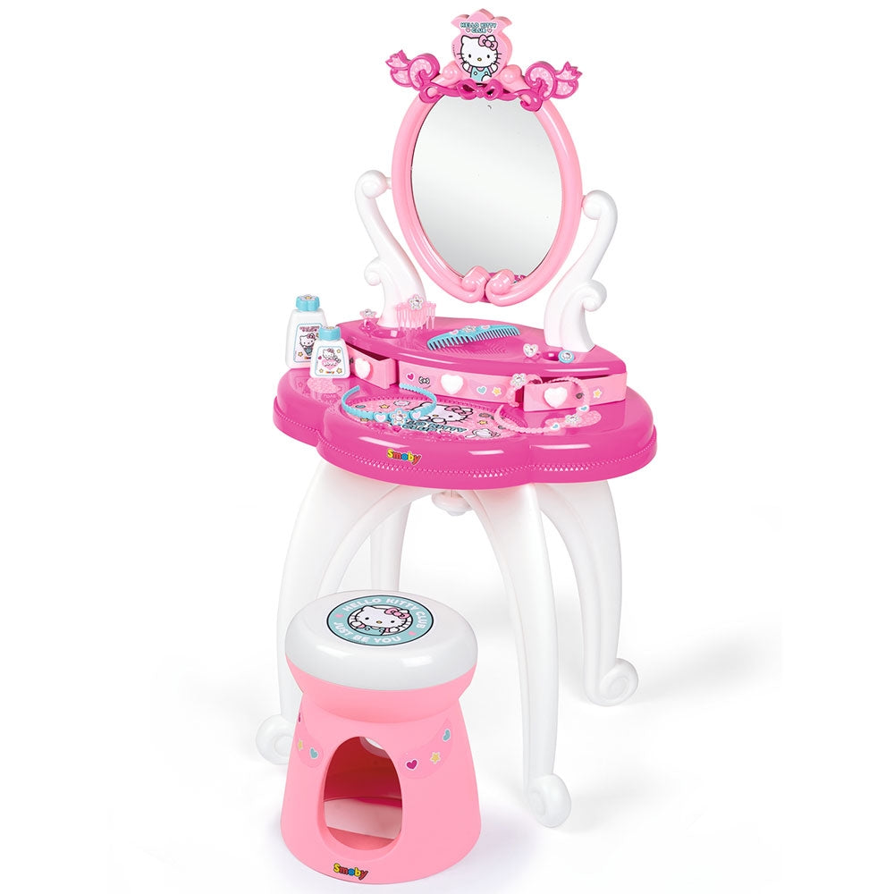 Jucarie Smoby Masuta de machiaj Hello Kitty Hairdresser 2 in 1 - gogobaby.ro