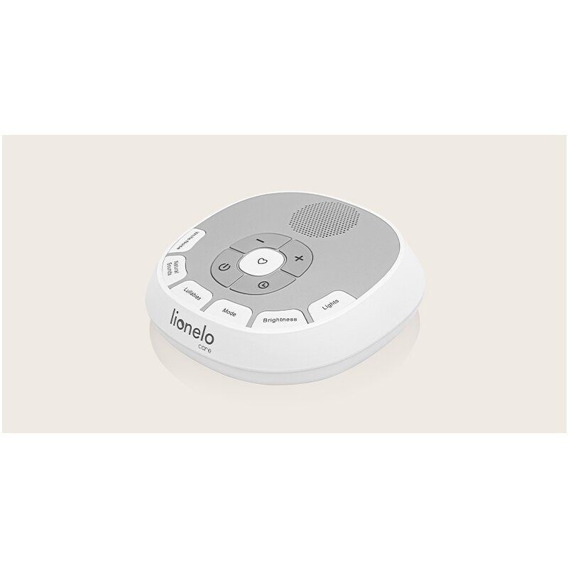 Lampa de veghe, Lionelo, BabyNap, 2 in 1, Wireless, Cu sunete si melodii de leagan, Cu 11 culori si 3 niveluri de luminozitate, Cu functie de redare si inregistrare batai inima, Alb - gogobaby.ro