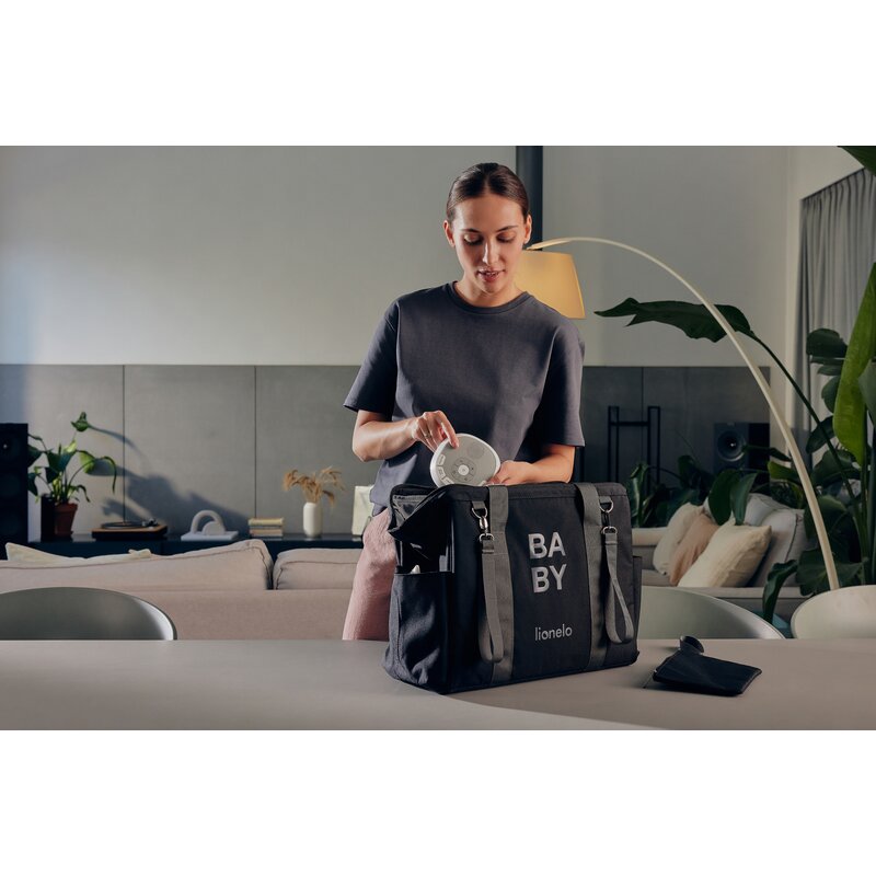 Lampa de veghe, Lionelo, BabyNap, 2 in 1, Wireless, Cu sunete si melodii de leagan, Cu 11 culori si 3 niveluri de luminozitate, Cu functie de redare si inregistrare batai inima, Alb - gogobaby.ro