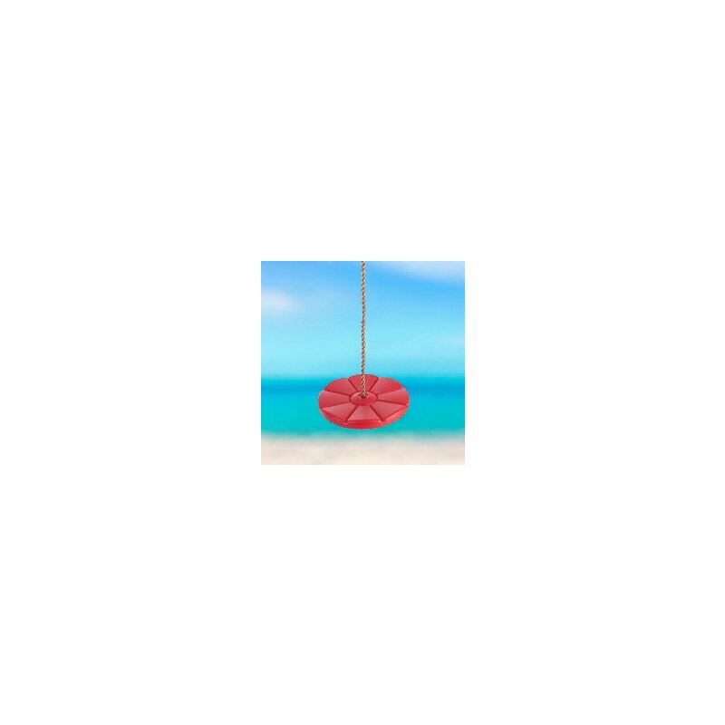 Leagan, Dice, Monkey Swing, Rotund, Cu franghie PP, Cu inaltime reglabila pana la 240 cm, 3 ani+, Red - gogobaby.ro