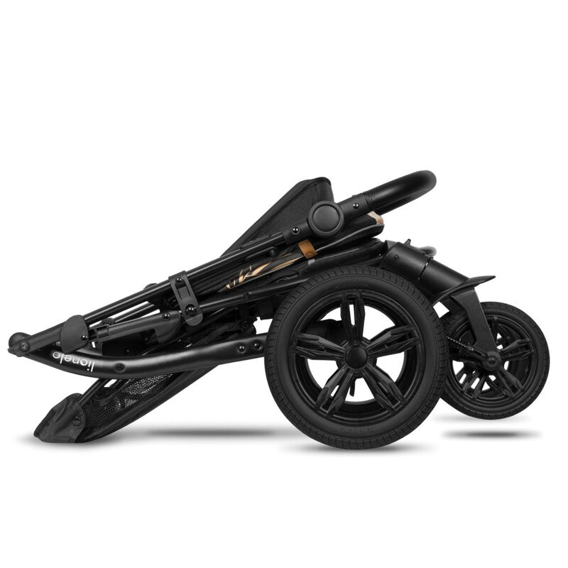 Carucior sport, Lionelo, Annet Tour Lovin, Editie Limitata, De la nastere, Cu capotina impermeabila, Cu filtru UPF 50+, Cu maner reglabil, Plasa de tantari, Suport biberon, Saculet pentru picioare, Pana la 22 kg, Cu certificare TUV, Negru
