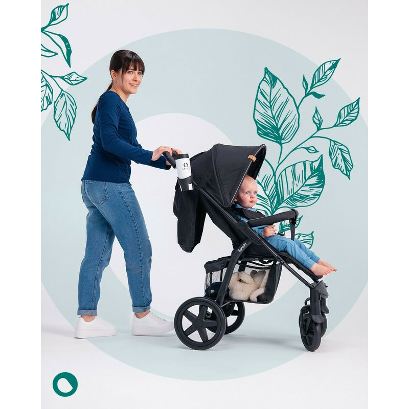 Carucior sport, Lionelo, Annet Plus, De la nastere, Cu accesorii si capotina XXL reglabila, 0 - 22 Kg, Conform cu standardele europene de securitate EN1888-1 si EN1888-2, Negru - gogobaby.ro