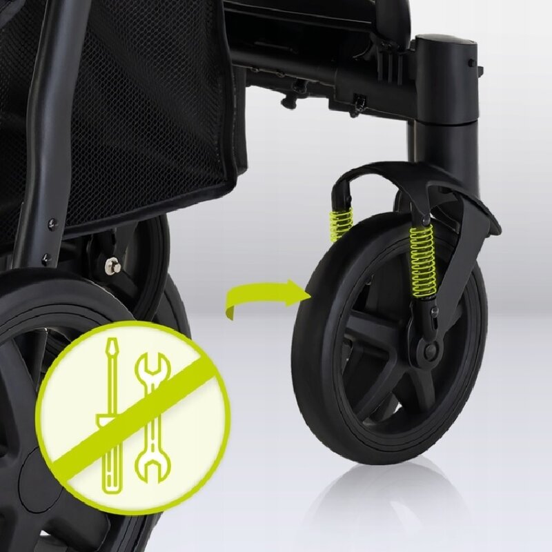 Carucior sport, Lionelo, Annet Plus, De la nastere, Cu accesorii si capotina XXL reglabila, 0 - 22 Kg, Conform cu standardele europene de securitate EN1888-1 si EN1888-2, Negru - gogobaby.ro