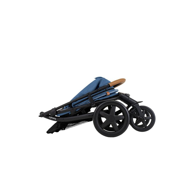 Carucior sport, Lionelo, Annet Plus, De la nastere, Cu accesorii si capotina XXL reglabila, 0 - 22 Kg, Conform cu standardele europene de securitate EN1888-1 si EN1888-2, Albastru Denim - gogobaby.ro
