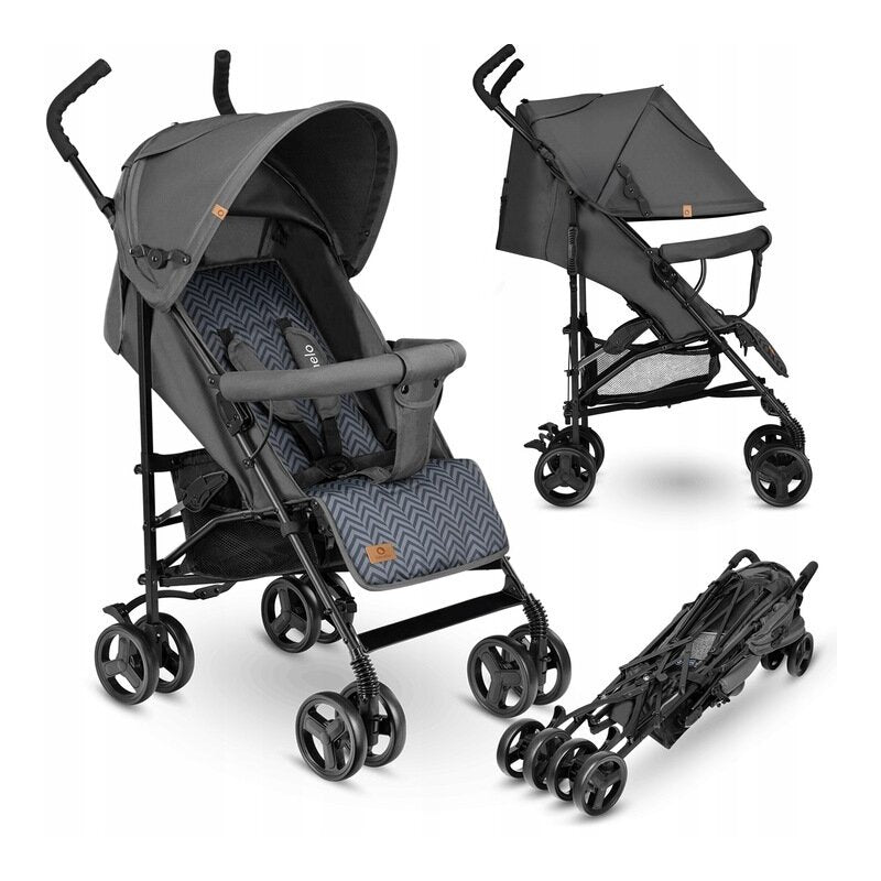 Carucior sport, Lionelo, Elia, Cu plasa de tantari, Conform cu standardul european de securitate EN1888-1, Gri