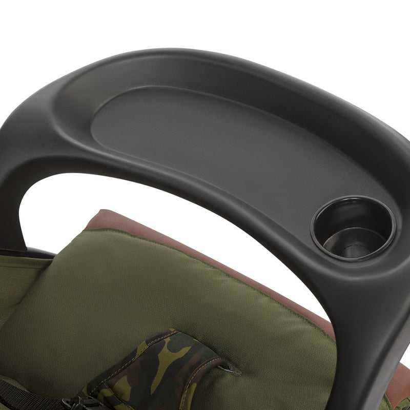 Carucior sport, Lionelo, Emma Plus, Cu tavita, 2 Suporturi pentru pahar, Geanta accesorii, Conform cu standardul european de securitate EN1888-1, Forest Green - gogobaby.ro
