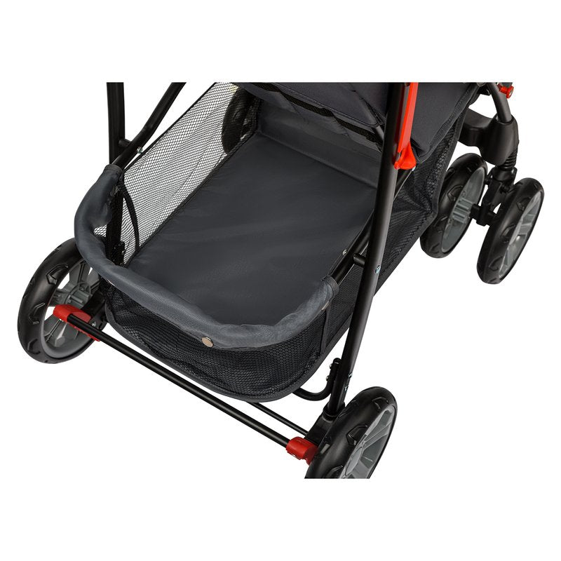 Carucior sport, Lionelo, Emma Plus, Cu tavita, 2 Suporturi pentru pahar, Geanta accesorii, Conform cu standardul european de securitate EN1888-1, Pink Scandi - gogobaby.ro