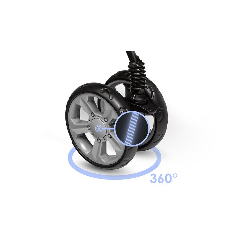 Carucior sport, Lionelo, Emma Plus, Cu tavita, 2 Suporturi pentru pahar, Geanta accesorii, Conform cu standardul european de securitate EN1888-1, Stone - gogobaby.ro