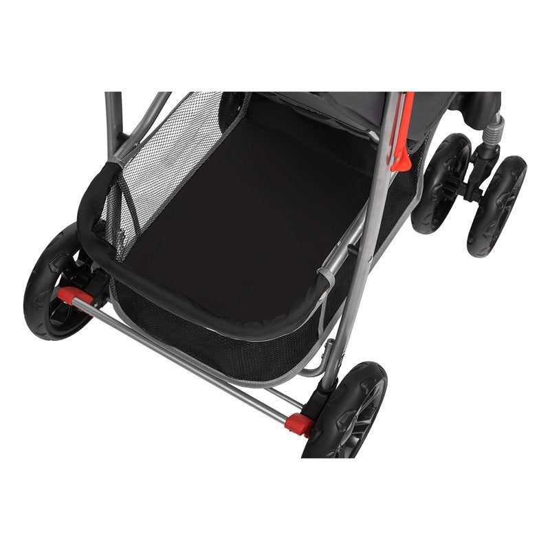 Carucior sport, Lionelo, Emma Plus, Cu tavita, 2 Suporturi pentru pahar, Geanta accesorii, Conform cu standardul european de securitate EN1888-1, Stone - gogobaby.ro