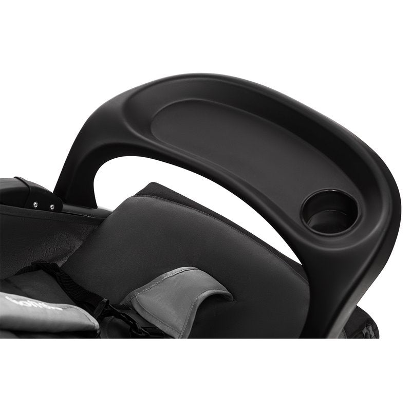 Carucior sport, Lionelo, Emma Plus, Cu tavita, 2 Suporturi pentru pahar, Geanta accesorii, Conform cu standardul european de securitate EN1888-1, Stone - gogobaby.ro