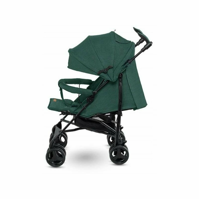 Lionelo - Carucior sport Irma, Cu husa de picioare, Cu plasa de tantari, Conform cu standardul european de securitate EN1888-1, Verde Inchis, Resigilat - gogobaby.ro
