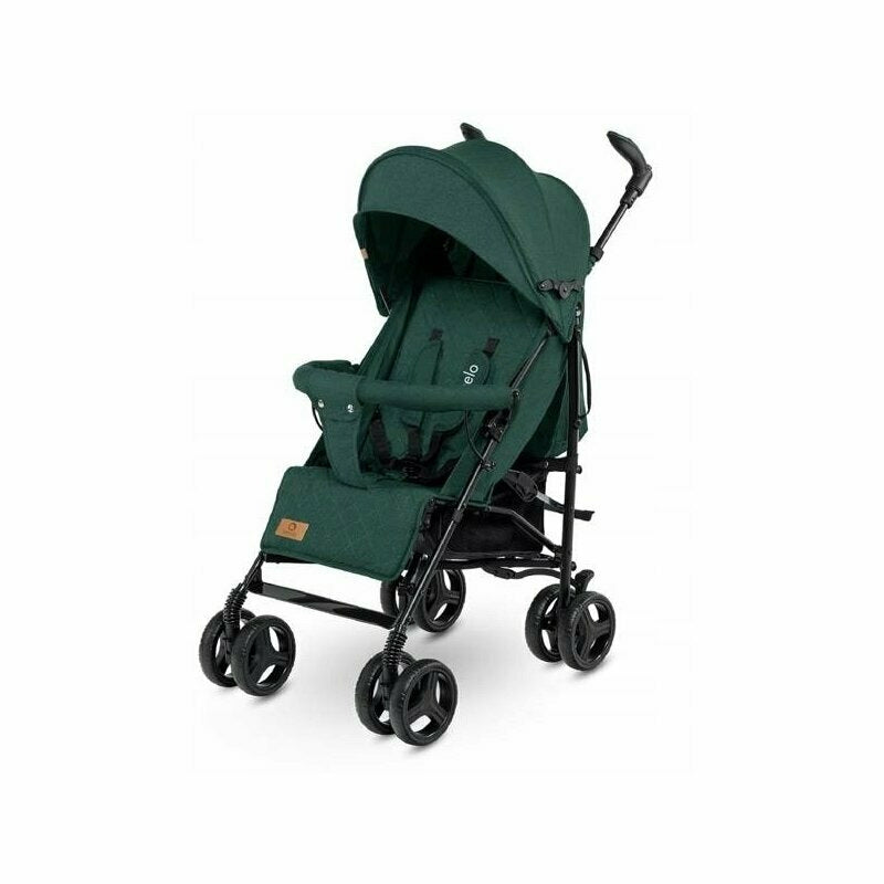 Lionelo - Carucior sport Irma, Cu husa de picioare, Cu plasa de tantari, Conform cu standardul european de securitate EN1888-1, Verde Inchis, Resigilat - gogobaby.ro