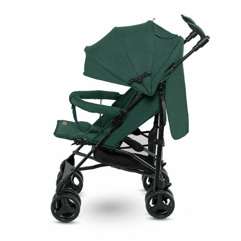 Lionelo - Carucior sport Irma, Cu husa de picioare, Cu plasa de tantari, Conform cu standardul european de securitate EN1888-1, Verde Inchis, Resigilat - gogobaby.ro