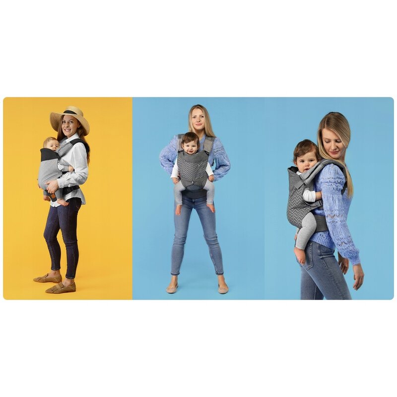 Marsupiu bebe, Lionelo, Margareet, Cu 3 pozitii de transport, Pana la 20 Kg, Cu gluga, Aprobat de Institutul International de Displazie de Sold, Conform cu standardul european de securitate CEN TR 16512, Q Essence - gogobaby.ro