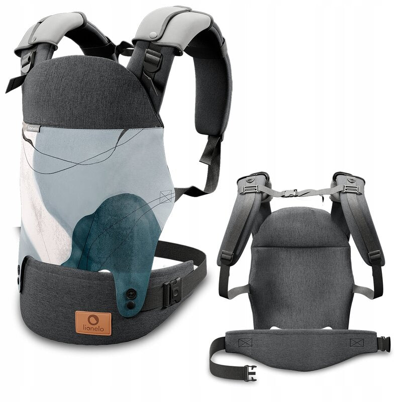Marsupiu bebe, Lionelo, Margareet, Cu 3 pozitii de transport, Pana la 20 Kg, Cu gluga, Aprobat de Institutul International de Displazie de Sold, Conform cu standardul european de securitate CEN TR 16512, Q Essence - gogobaby.ro