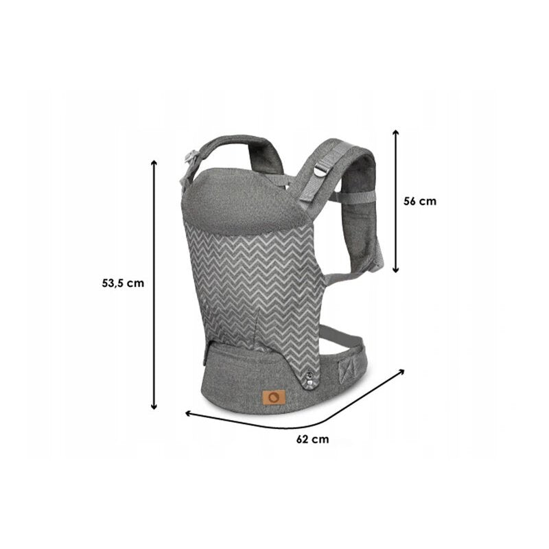 Marsupiu bebe, Lionelo, Margareet, Cu 3 pozitii de transport, Cu gluga, Pana la 20 Kg, Aprobat de Institutul International de Displazie de Sold, Conform cu standardul european de securitate CEN TR 16512, Wave - gogobaby.ro