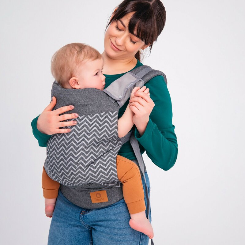 Marsupiu bebe, Lionelo, Margareet, Cu 3 pozitii de transport, Cu gluga, Pana la 20 Kg, Aprobat de Institutul International de Displazie de Sold, Conform cu standardul european de securitate CEN TR 16512, Wave - gogobaby.ro