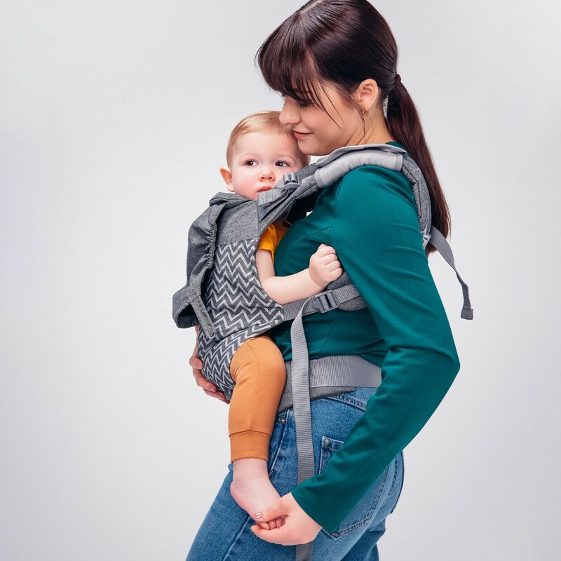 Marsupiu bebe, Lionelo, Margareet, Cu 3 pozitii de transport, Cu gluga, Pana la 20 Kg, Aprobat de Institutul International de Displazie de Sold, Conform cu standardul european de securitate CEN TR 16512, Wave - gogobaby.ro