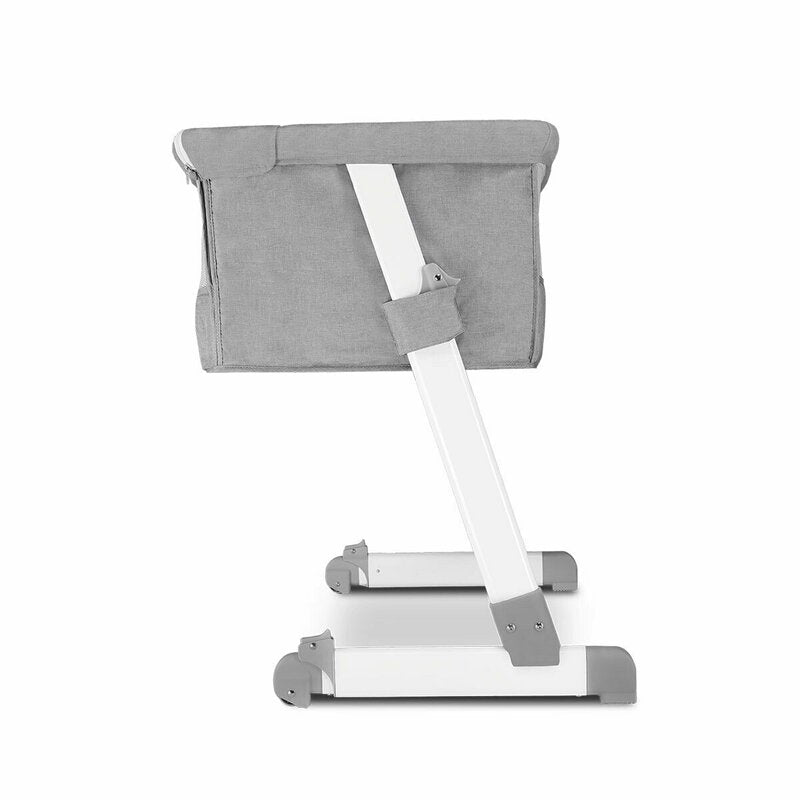 Patut co-sleeper, Lionelo, Theo, 2 in 1, Cu setare unghiulara, Reglabil in 5 pozitii pe inaltime, Conform cu standardele europeane de securitate EN1130 si EN16890, Grey