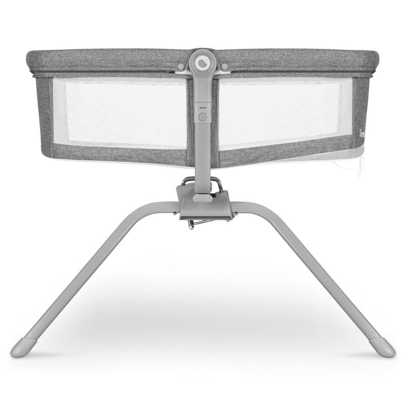 Patut balansoar, Lionelo, Malin, 3 in 1, Pliabil, 0-9 kg, Geanta Transport, Asamblare Rapida, Ultra-Usor, Conform cu standardele europeane de securitate EN1130 si EN16890, Gri - gogobaby.ro