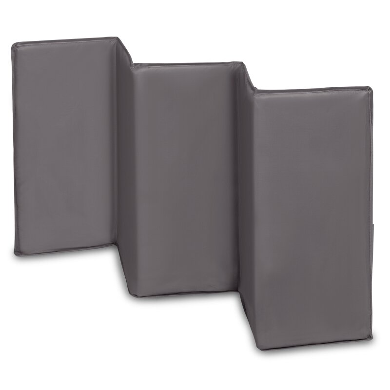 Patut pliant, Lionelo, Sven Plus, 120x60 cm, Cu doua nivele, Cu arcada jucarii, masuta de infasat, vibratii, melodii conform cu standardele europeane de securitate EN716 si EN12221, Grey Scandi - gogobaby.ro