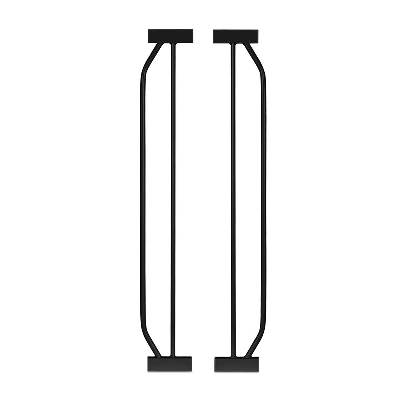 Poarta de siguranta, Lionelo, Truus Slim, Prin presiune, 105 cm, Conform cu standardul europeane de securitate EN1930, Negru/Natur - gogobaby.ro
