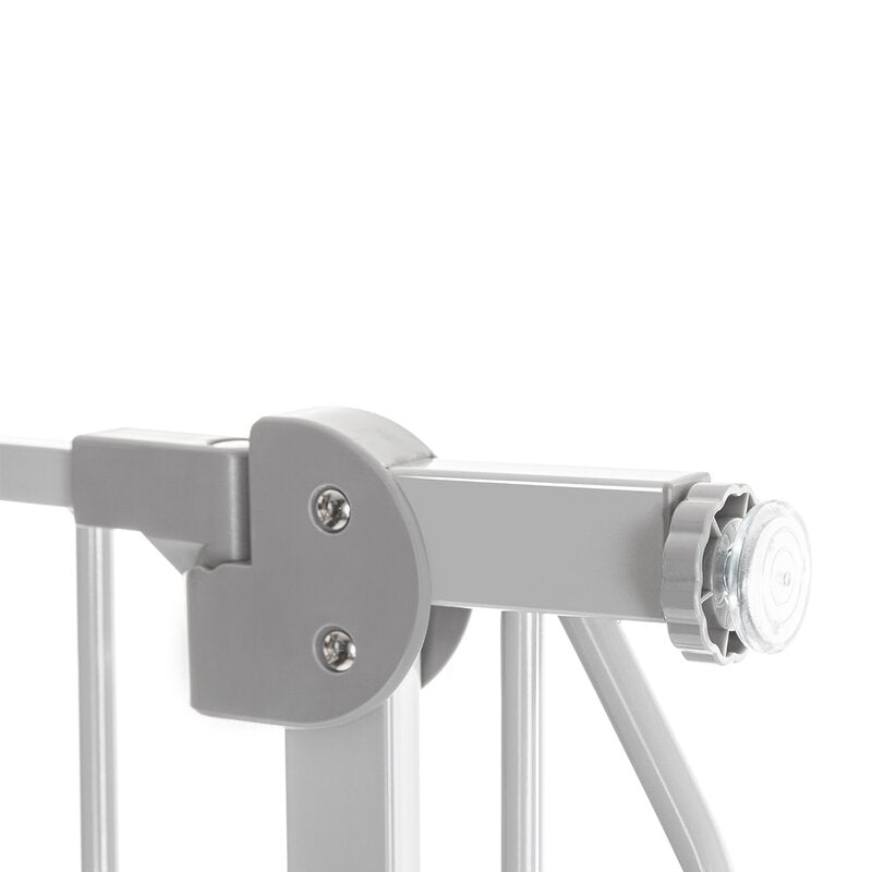 Poarta de siguranta, Lionelo, Truus Slim, Prin presiune, 105 cm, Conform cu standardul european de securitate EN1930, Gri - gogobaby.ro