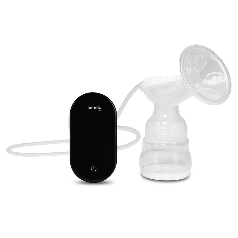 Pompa de san, Lionelo, Fidi Go, Functie de masaj, Autonomie pana la 90 min, Afisaj LED, Cu accesorii, Gri Pal - gogobaby.ro
