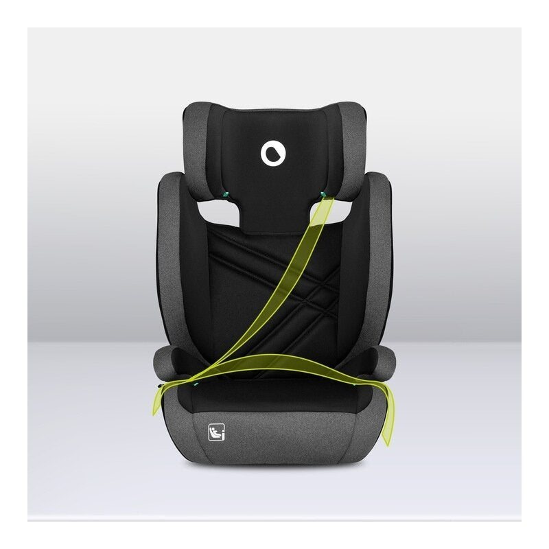 Scaun auto, Lionelo, Hugo i-Size, Universal, Orientare in directia sensului de mers, Reglabil, Conform standardului de securitate R129, 100-150 cm, 4-12 ani, Gri - gogobaby.ro