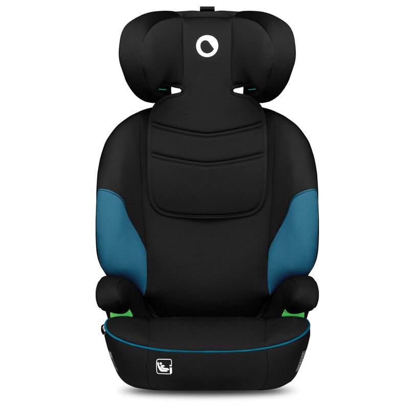 Scaun auto, Lionelo, Lars i-Size, Cu tetiera reglabila in 10 pozitii, Cu pozitionare spre sensul de mers, 15-36 Kg, 100-150 cm, Conform cu standardul european de securitate ECE R129/03, Negru/Albastru - gogobaby.ro
