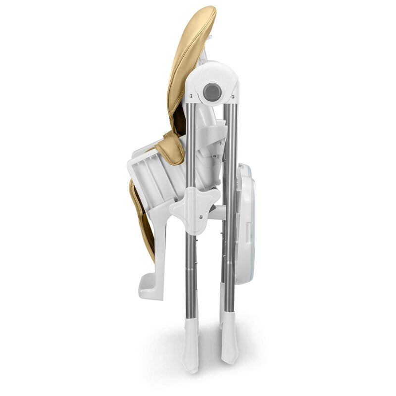 Scaun de masa, Lionelo, Linn Plus, Reglabil, 6 Pozitii pe inaltime, Spatar reglabil in 3 pozitii, Din metal, Conform cu standardul europeane de securitate EN14988, Bej - gogobaby.ro