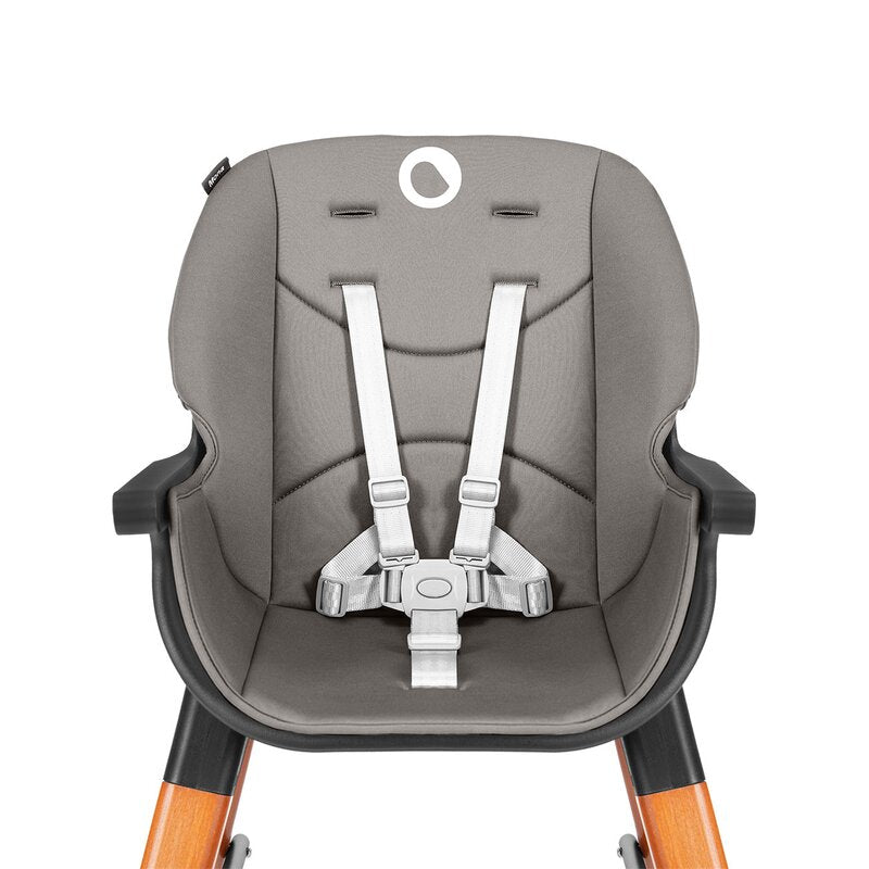 Scaun de masa, Lionelo, Mona, 4 in 1, Transformabil, Reglabil in inaltime in 3 pozitii, Conform cu standardele europene de securitate EN14988, EN16120, Black Onyx - gogobaby.ro