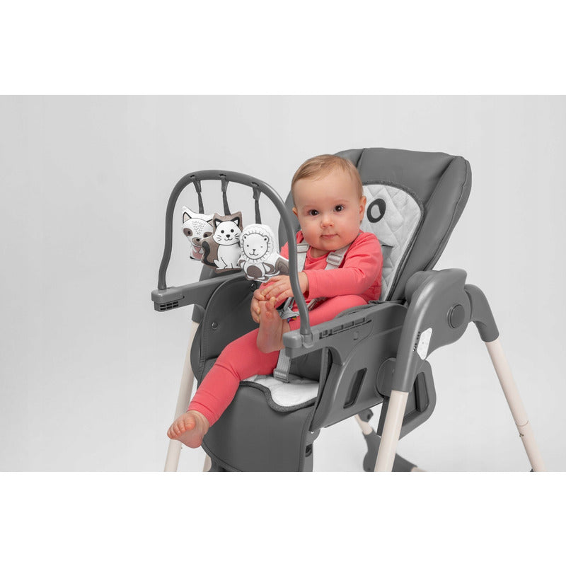 Scaun de masa si balansoar, Lionelo, Laurice, 2 in 1, Transformabil, Multifunctional, Inaltime si spatar reglabile, Cu melodii de leagan, 0 luni+, Conform cu standardele europene de securitate EN 14988, EN 16120, Verde - gogobaby.ro