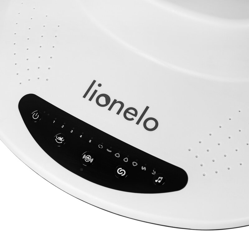 Set 2 in 1, Balansoar si landou, Lionelo, Bella, Rotative 360, Ecran tactil si telecomanda, Electric, Scaun reglabil, 6 miscari unice, 5 viteze, Cu melodii, Gri - gogobaby.ro