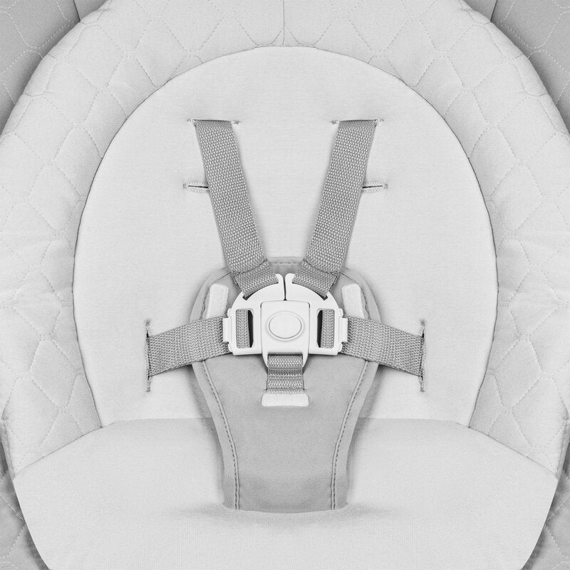 Set 2 in 1, Balansoar si landou, Lionelo, Bella, Rotative 360, Ecran tactil si telecomanda, Electric, Scaun reglabil, 6 miscari unice, 5 viteze, Cu melodii, Gri - gogobaby.ro