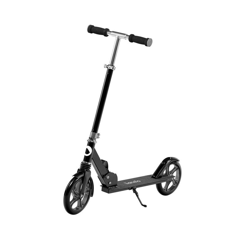 Trotineta, Lionelo, Luca, Copii/Adulti, Ultrapliabila, Pana la 100 Kg, Conform cu standardul european de securitate EN14619, Negru - gogobaby.ro