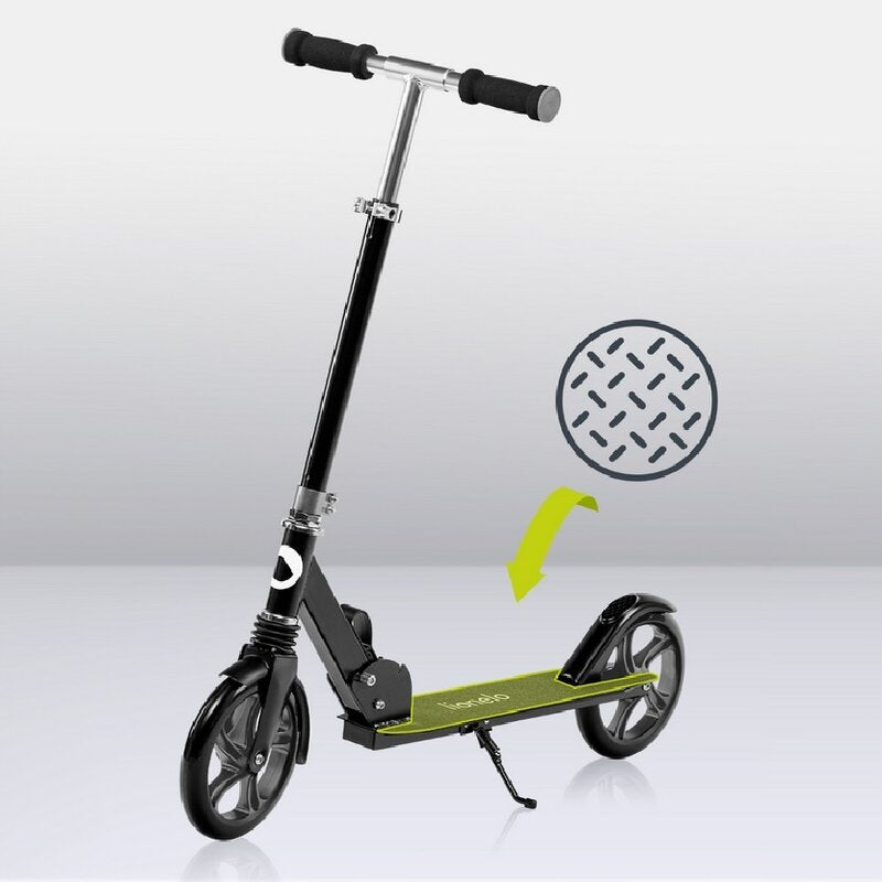 Trotineta, Lionelo, Luca, Copii/Adulti, Ultrapliabila, Pana la 100 Kg, Conform cu standardul european de securitate EN14619, Negru - gogobaby.ro