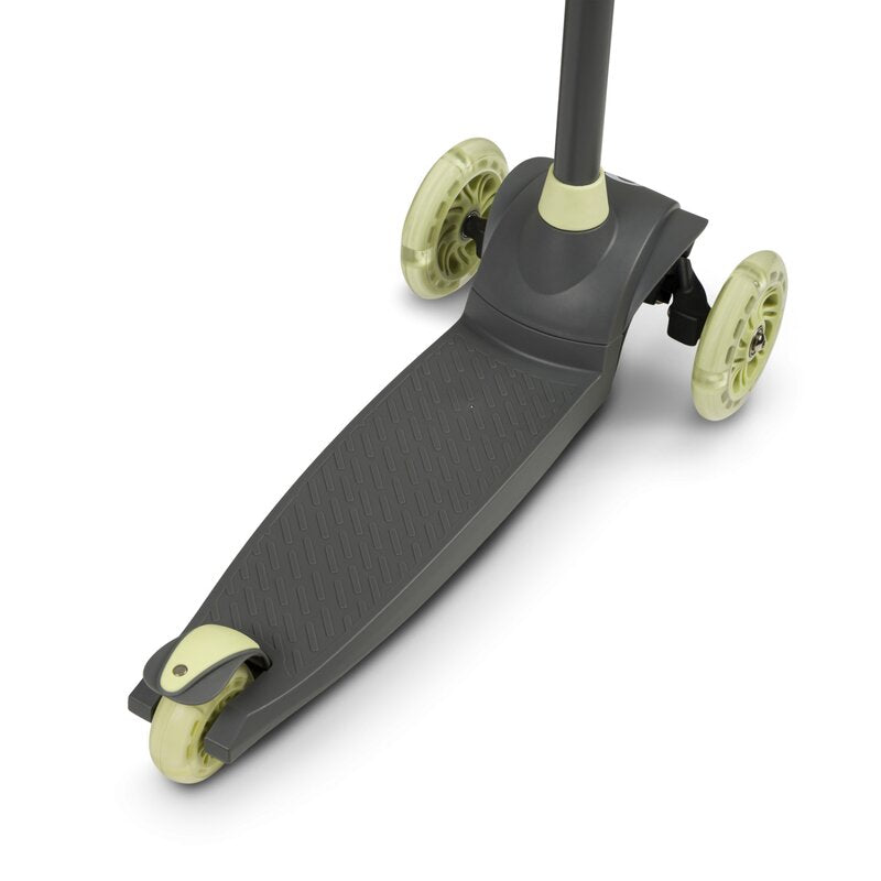 Trotineta, Lionelo, Jessy, Ultrapliabila, Pana la 50 Kg, Cu design ergonomic, Cu lumini LED, 56 x 26 x 67-82 cm, 3 ani+, Verde