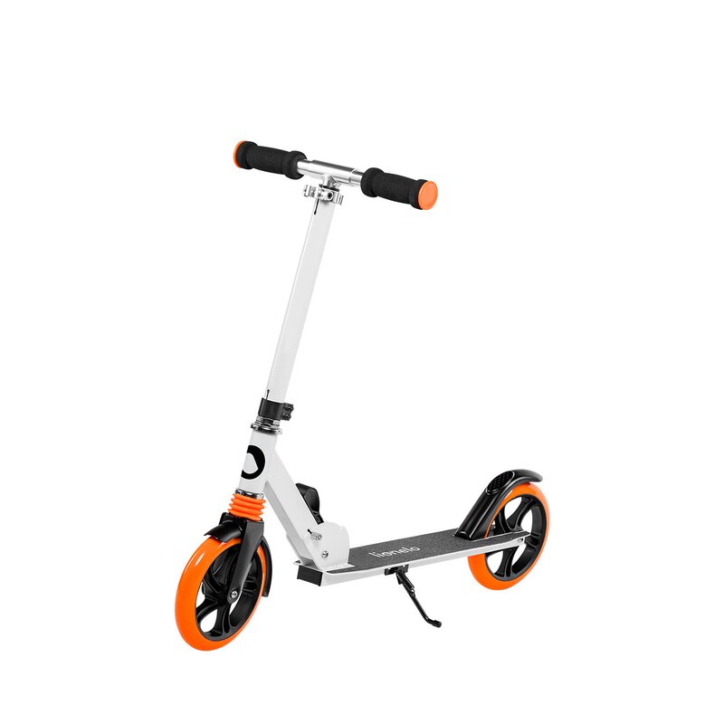 Trotineta, Lionelo, Luca, Pentru copii sau adulti, Ultrapliabila, Pana la 100 Kg, Conform cu standardul european de securitate EN14619, Portocaliu - gogobaby.ro