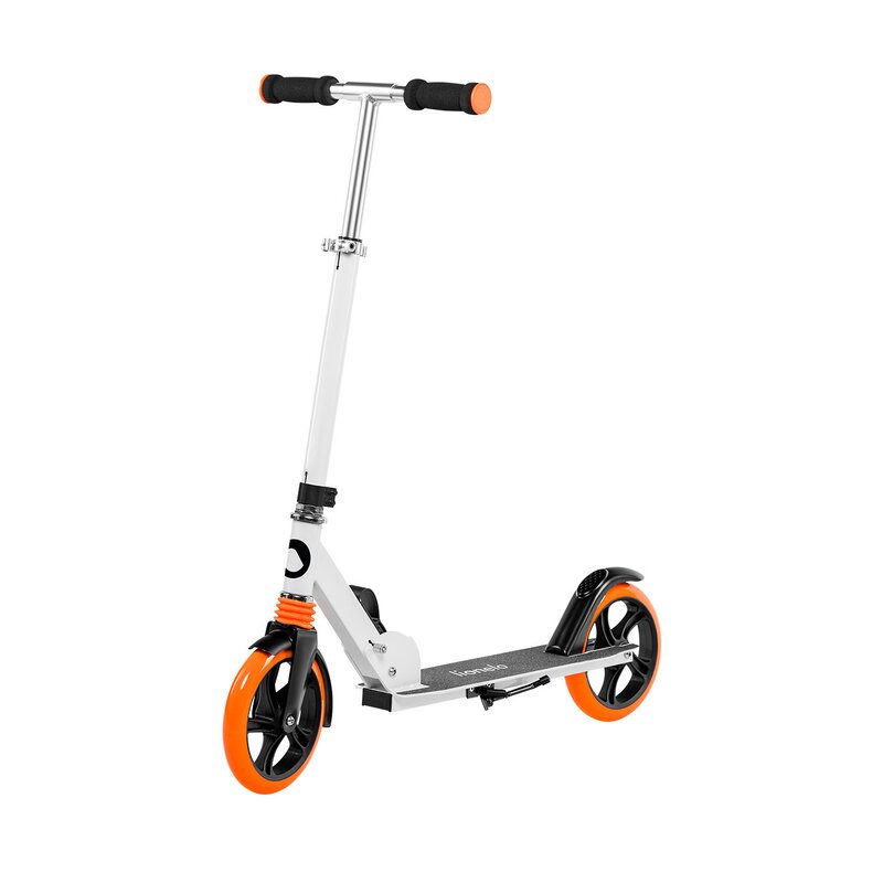 Trotineta, Lionelo, Luca, Pentru copii sau adulti, Ultrapliabila, Pana la 100 Kg, Conform cu standardul european de securitate EN14619, Portocaliu - gogobaby.ro