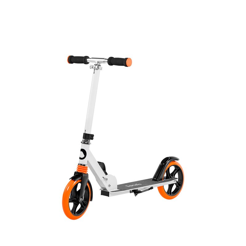 Trotineta, Lionelo, Luca, Pentru copii sau adulti, Ultrapliabila, Pana la 100 Kg, Conform cu standardul european de securitate EN14619, Portocaliu - gogobaby.ro